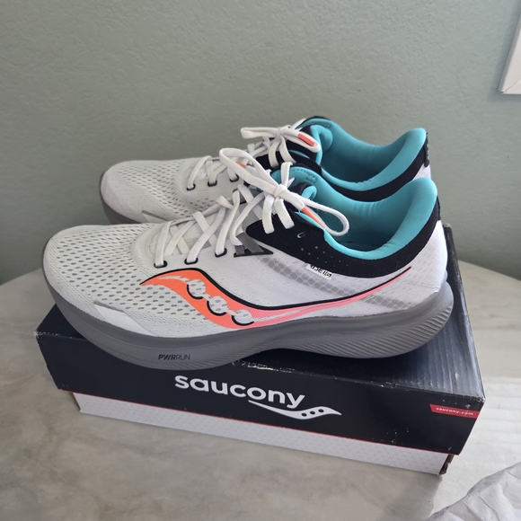 Saucony Men's Athletic Shoes - Gray and Teal - Picture 3 of 10